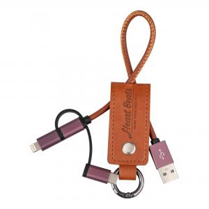3 IN 1 PU LEATHER USB CABLE